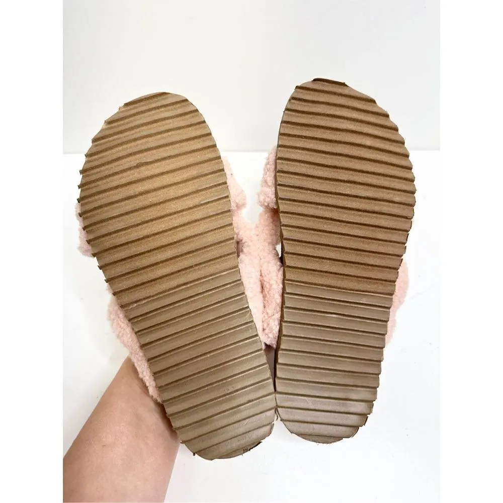 Treasure & Bond Davina Faux Shearling Slide‎ Sandals Size 6 - Image 9