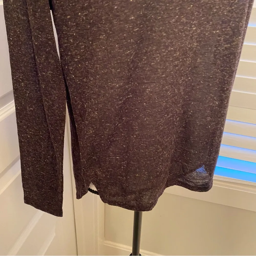 Abound|| Black/grey long sleeve top with front cutouts - Image 4