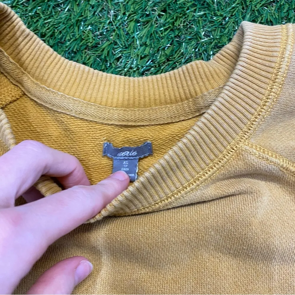Mustard Yellow Aerie Crewneck - Image 4