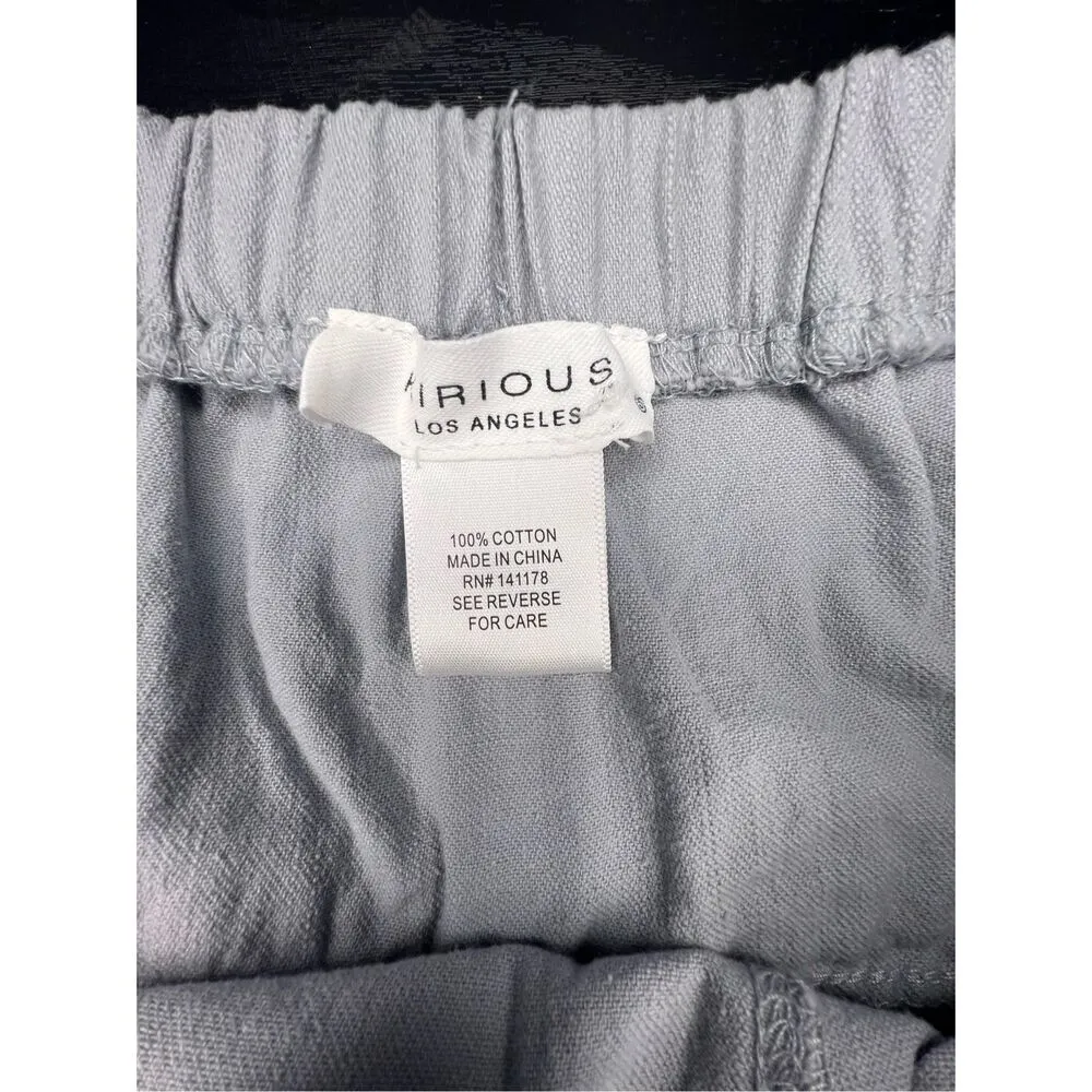 NWT Kirious Blue Grey Layered Stretchy Cotton Mini Skirt - Image 3