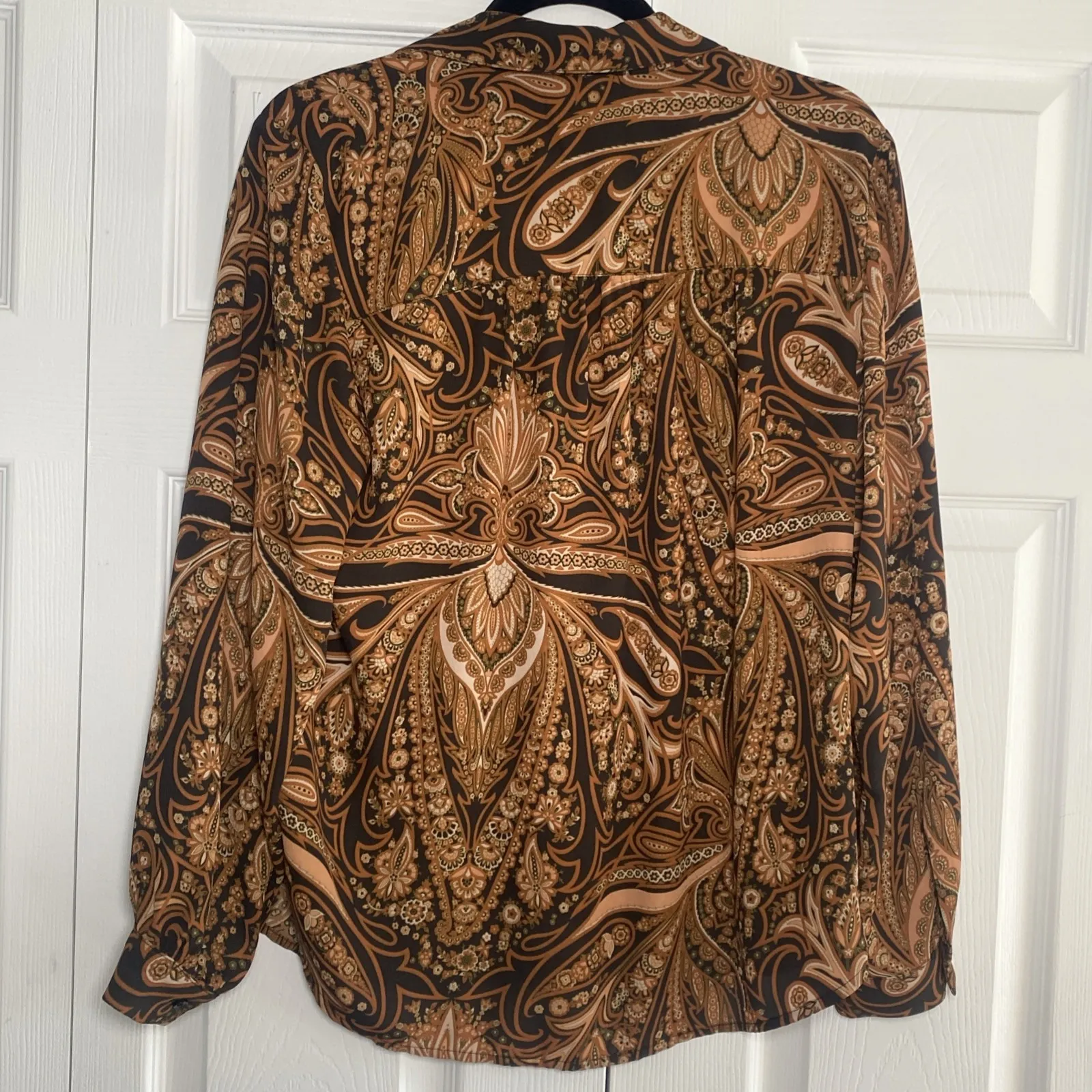 Richard Allen x HM Womens 10 Brown Button Front Top - Image 7