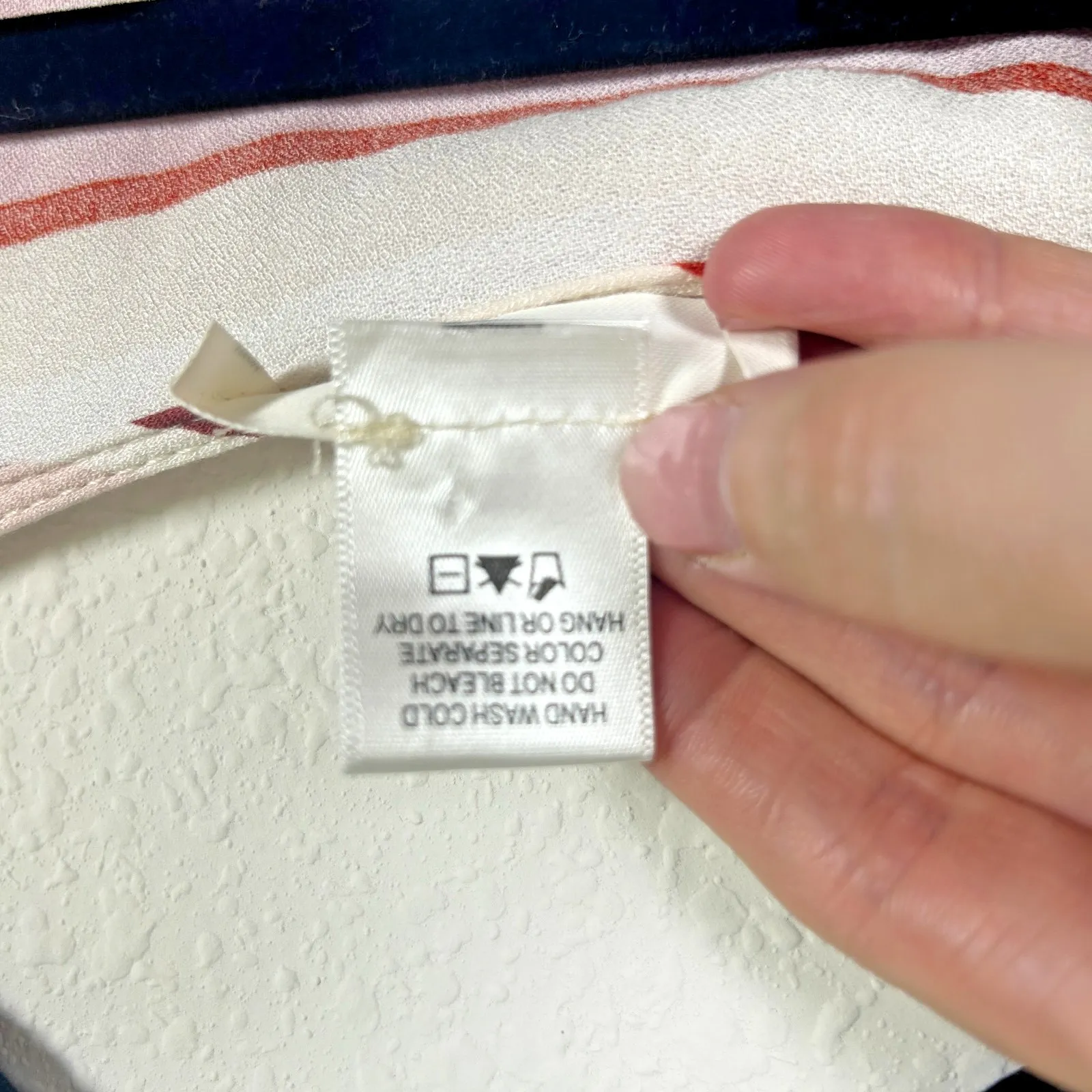 Urban Romantics Women's Striped Tie Front Crop Top Size M Multicolor Button Down - Image 6