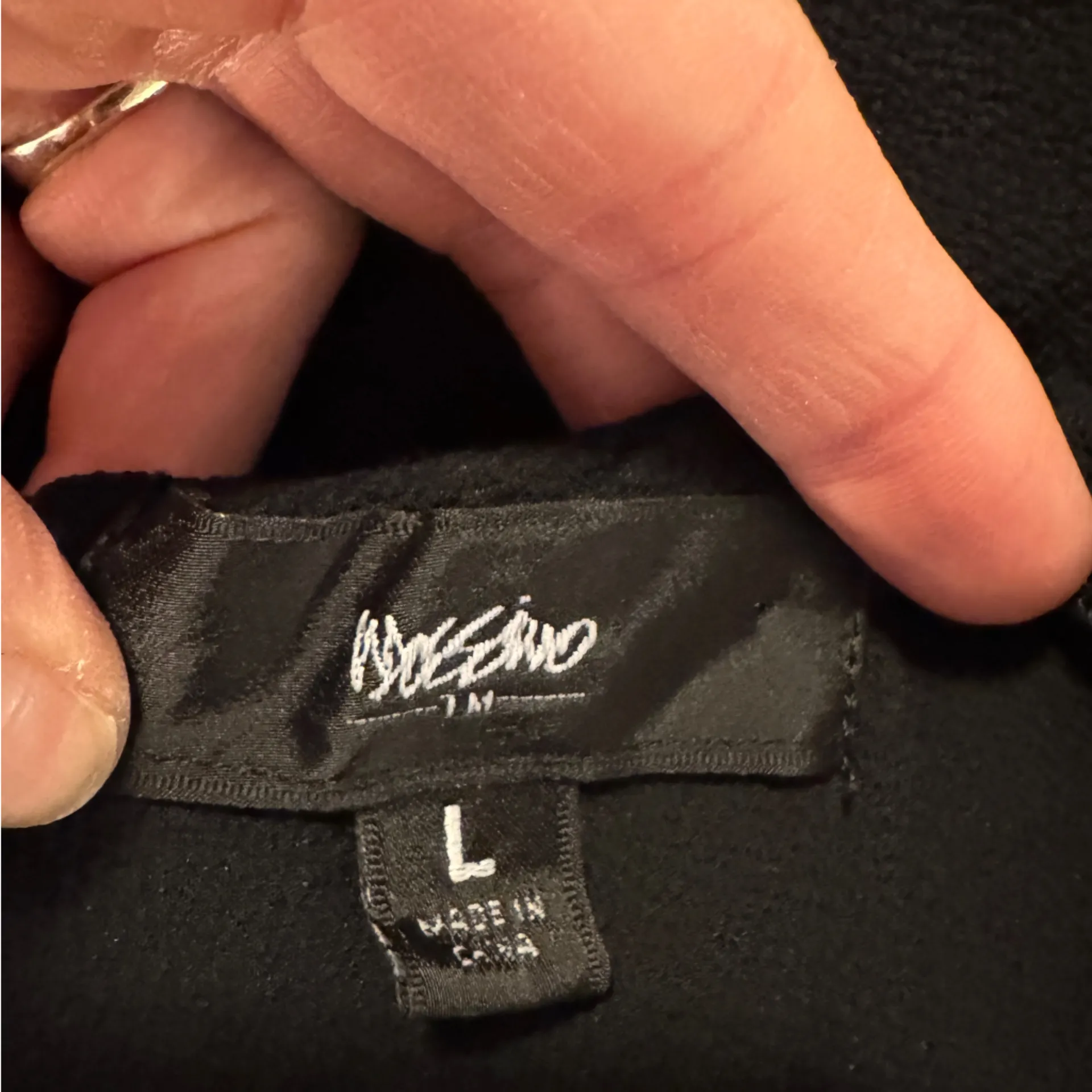 Mossimo Supply Co Mossimo Black One-Shoulder Top - Image 3