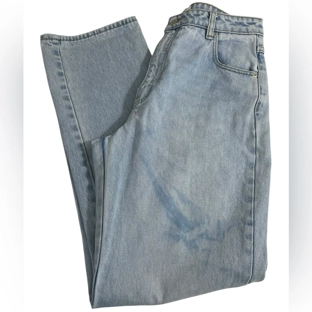 ROLLA’S Original High Rise Straight Denim in Sunbleach Worn Size 29 Jeans Blue - Image 5