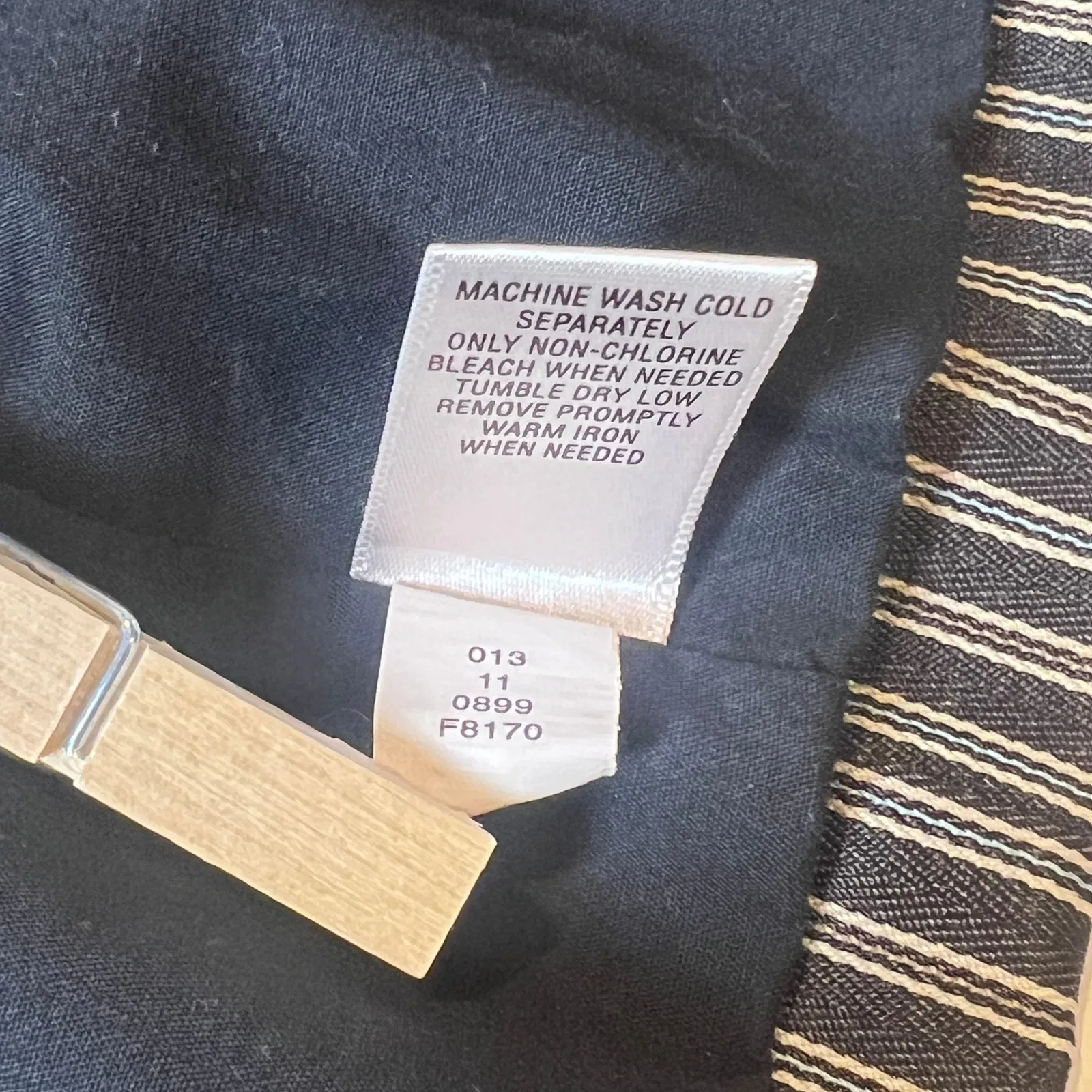 Isaac Mizrahi Striped Cropped Blazer Jacket Size L - Image 8