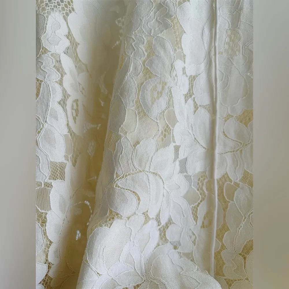 MR.LARKI Lola Dress Elegant White Lace Maxi Dress - Image 5