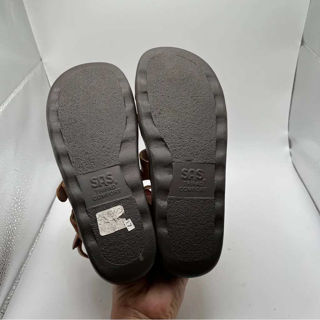 NWOB SAS Womens Shoes Aria Gladiator Sandal brown leather size 6.5M - Image 8