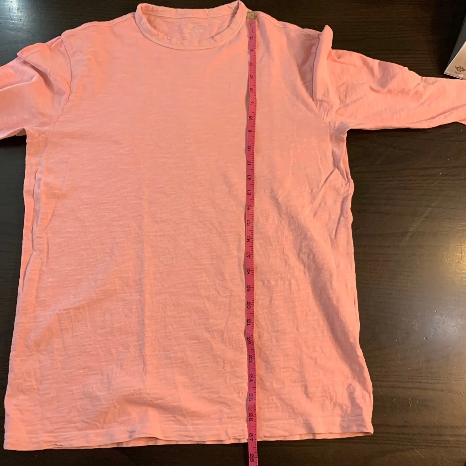 Vineyard Vines Island Crew Pink Heathered Long Sleeve T Shirt Women's Small Slub - Image 9