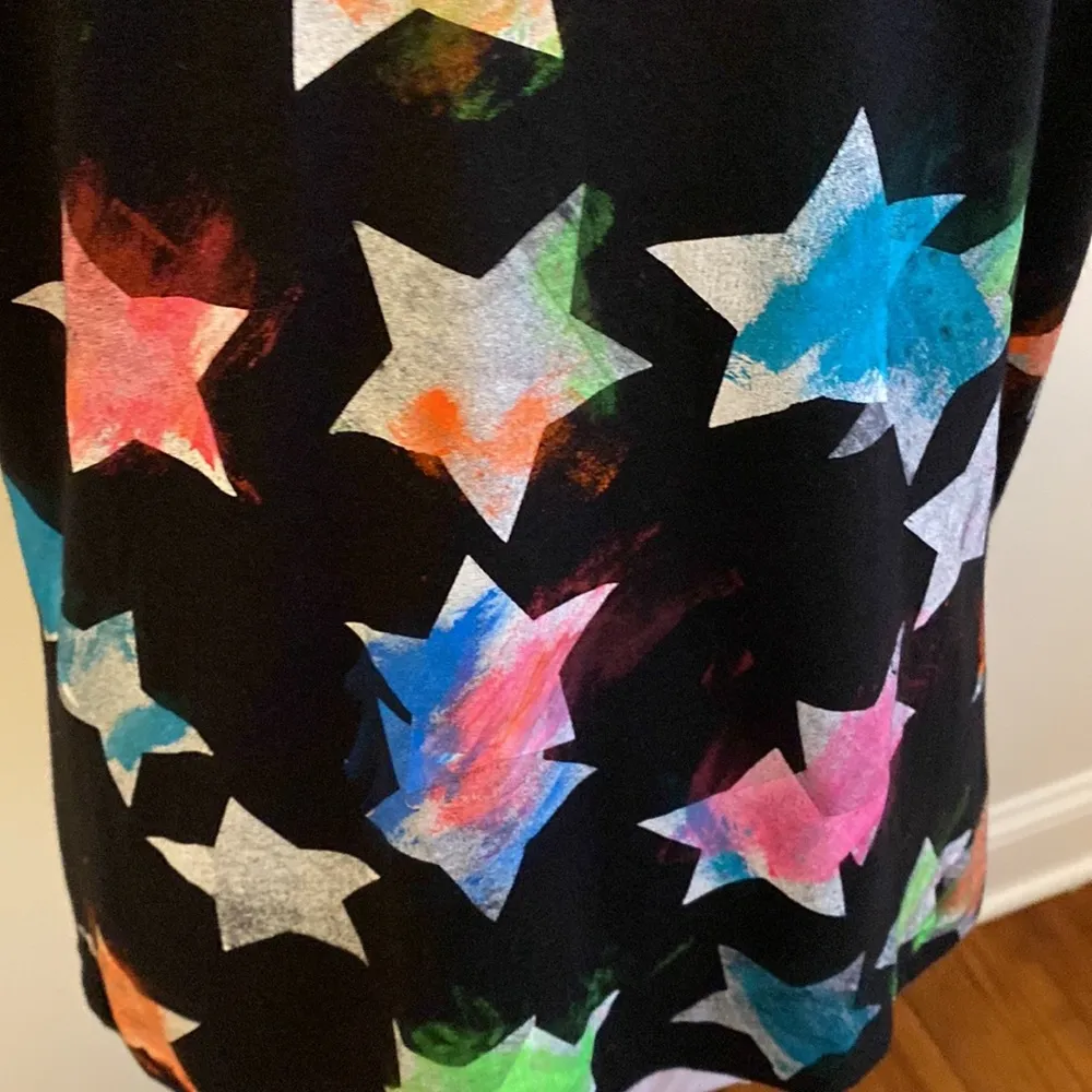 Simeon Farrar Bamboo Neon Star Tee Shirt Size XL - Image 4