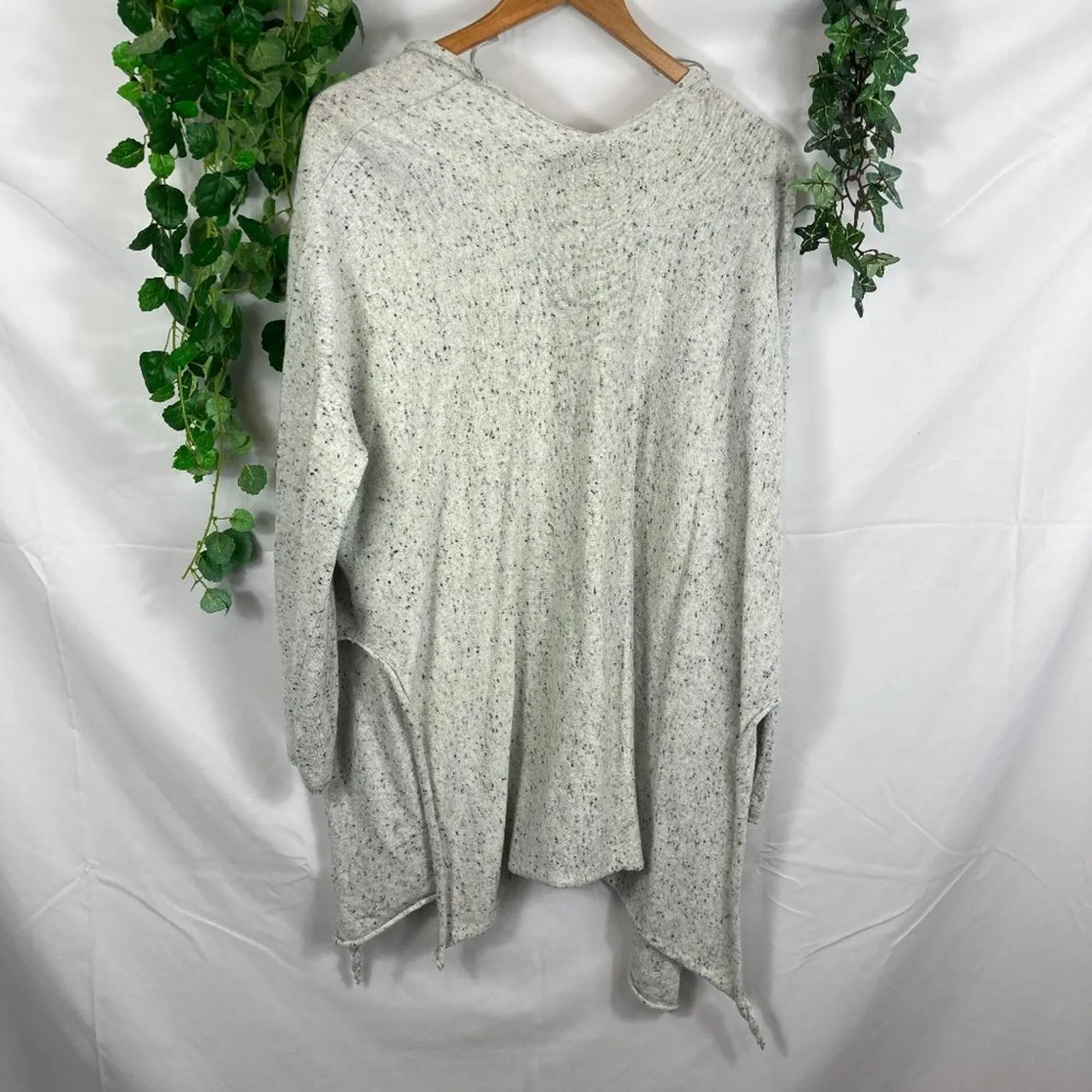 NWT RDI Marled Grey Cardigan Sweater Size Large - Image 4