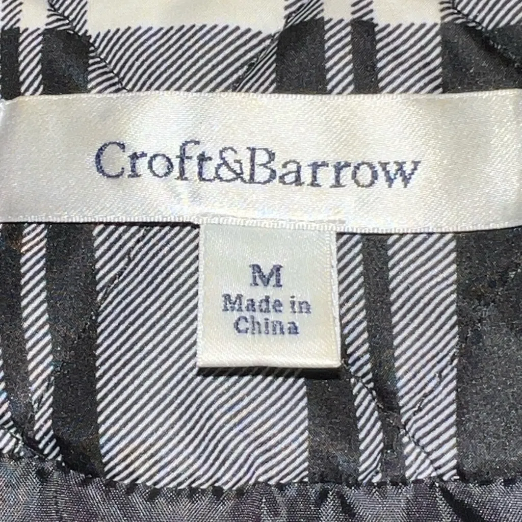 Croft & Barrow Monochrome Striped Vest - Image 6