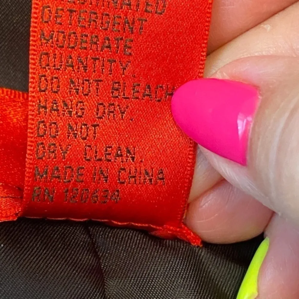 Christina Boy Meets Girl Black Veganleather Zipper Sleeveless Vest Size Small Black - Image 11