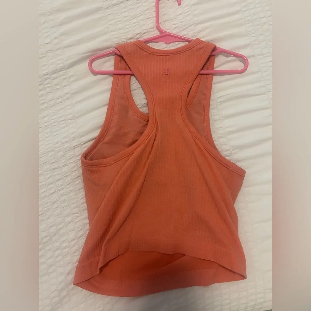 Lululemon Orange Ebb to Street Cropped Racerback
Tank - Image 2