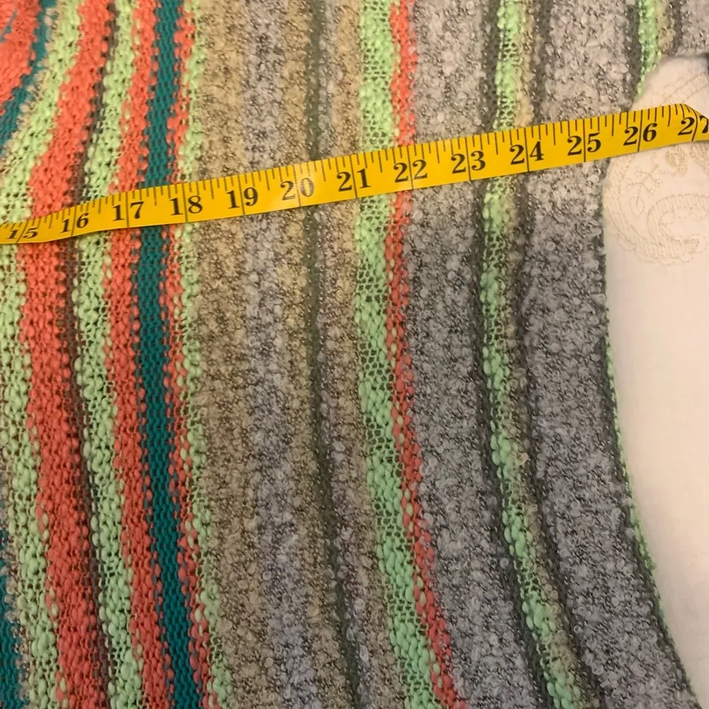 Lovestitch Riviera Striped Sweater Hoodie Ladies M/L Cozy - Image 8