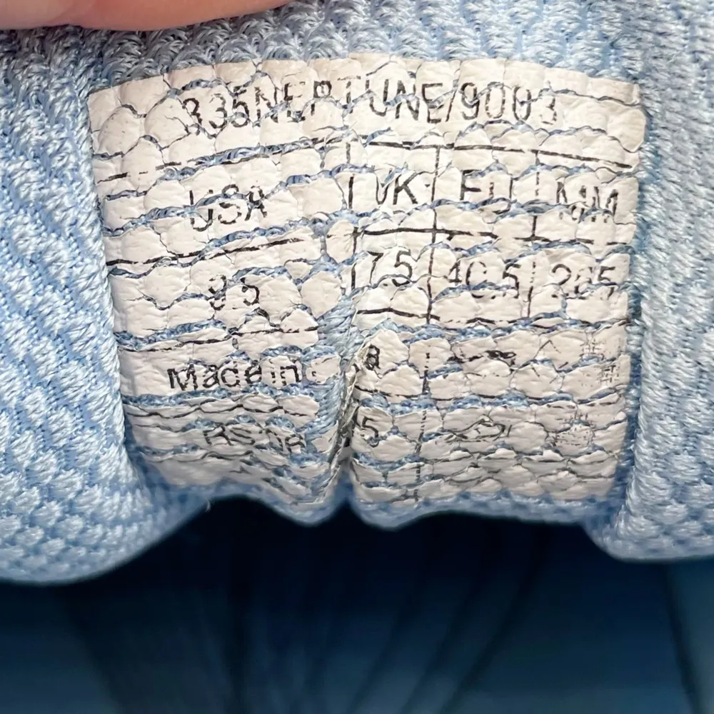 Vionic Neptune Blue Leopard Lace Up Sneakers Walking Shoes Women's Size 9.5 - Image 4