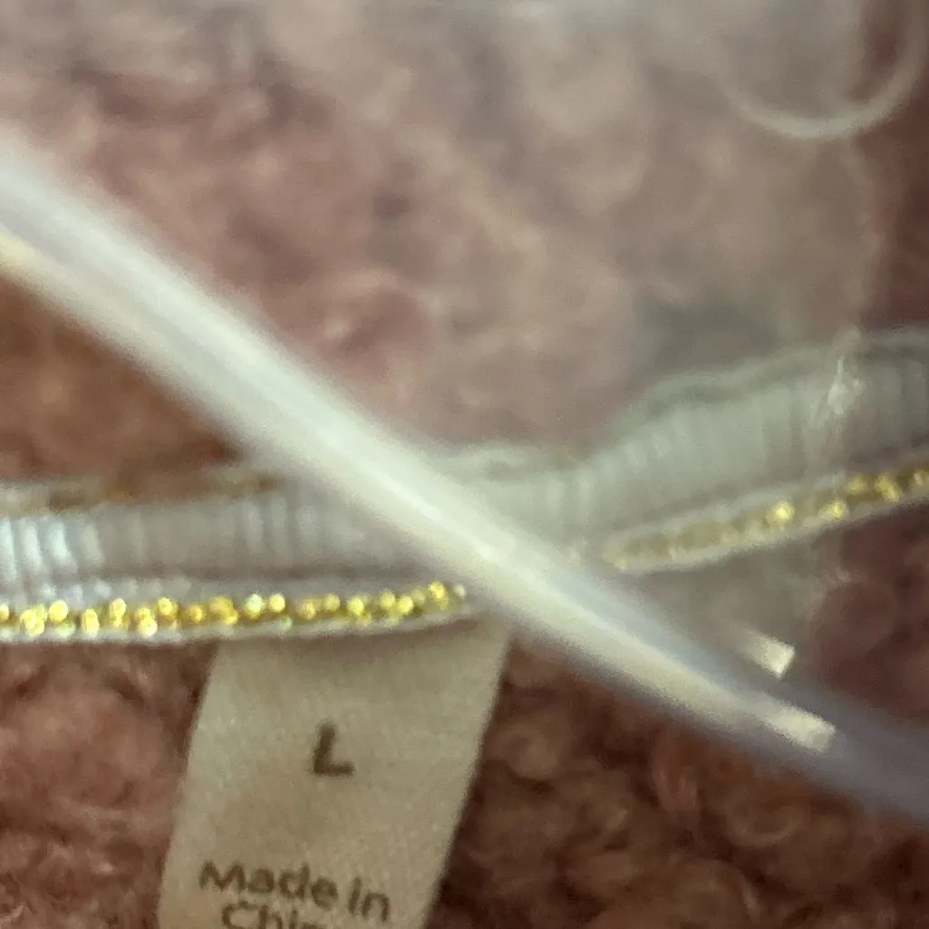 Soft Surroundings Campera Shacket Rose Pink Mauve Teddy Jacket Coat Size Large - Image 9