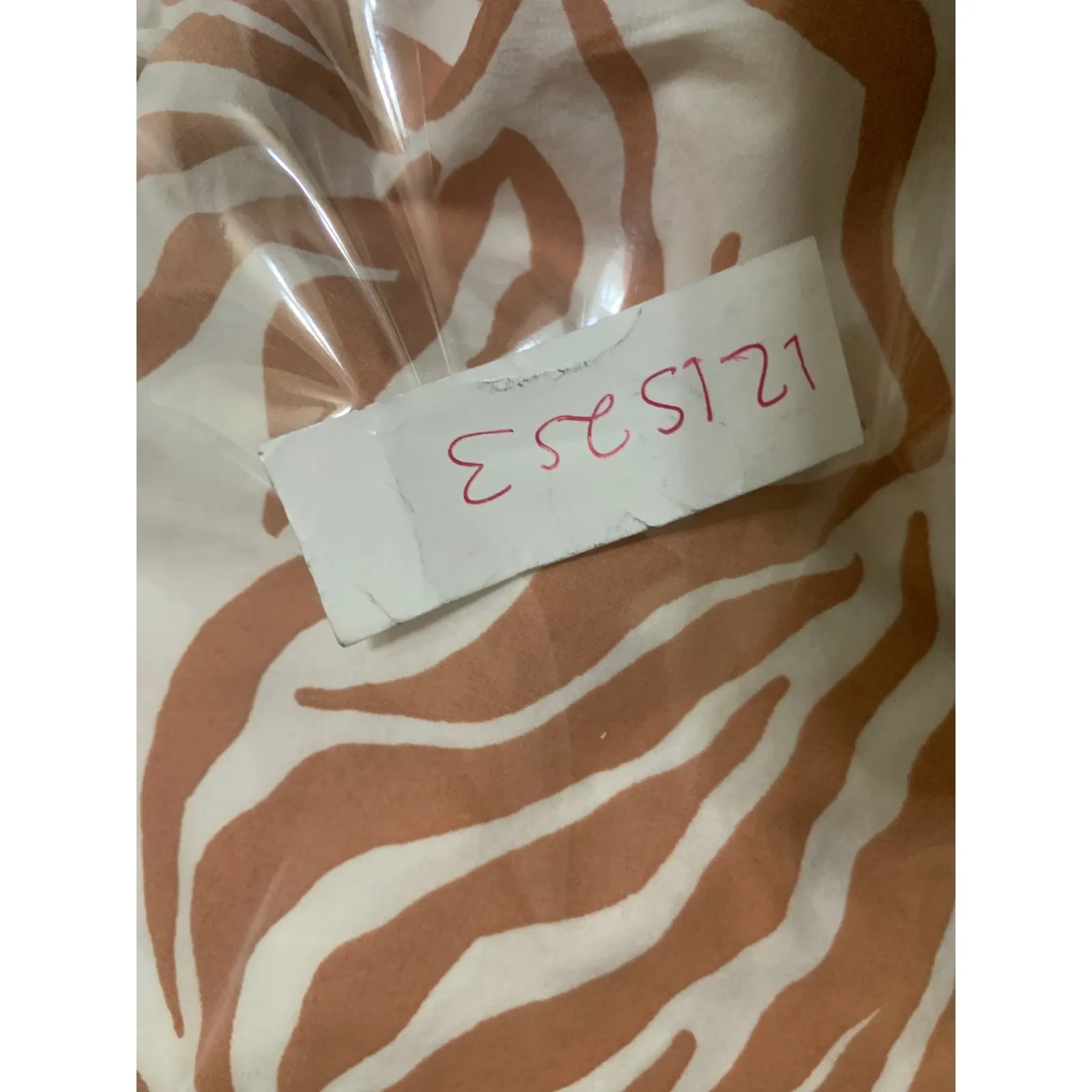 Velvet Heart Zebra Print Button Down Shirt Top Women's Medium - Image 8