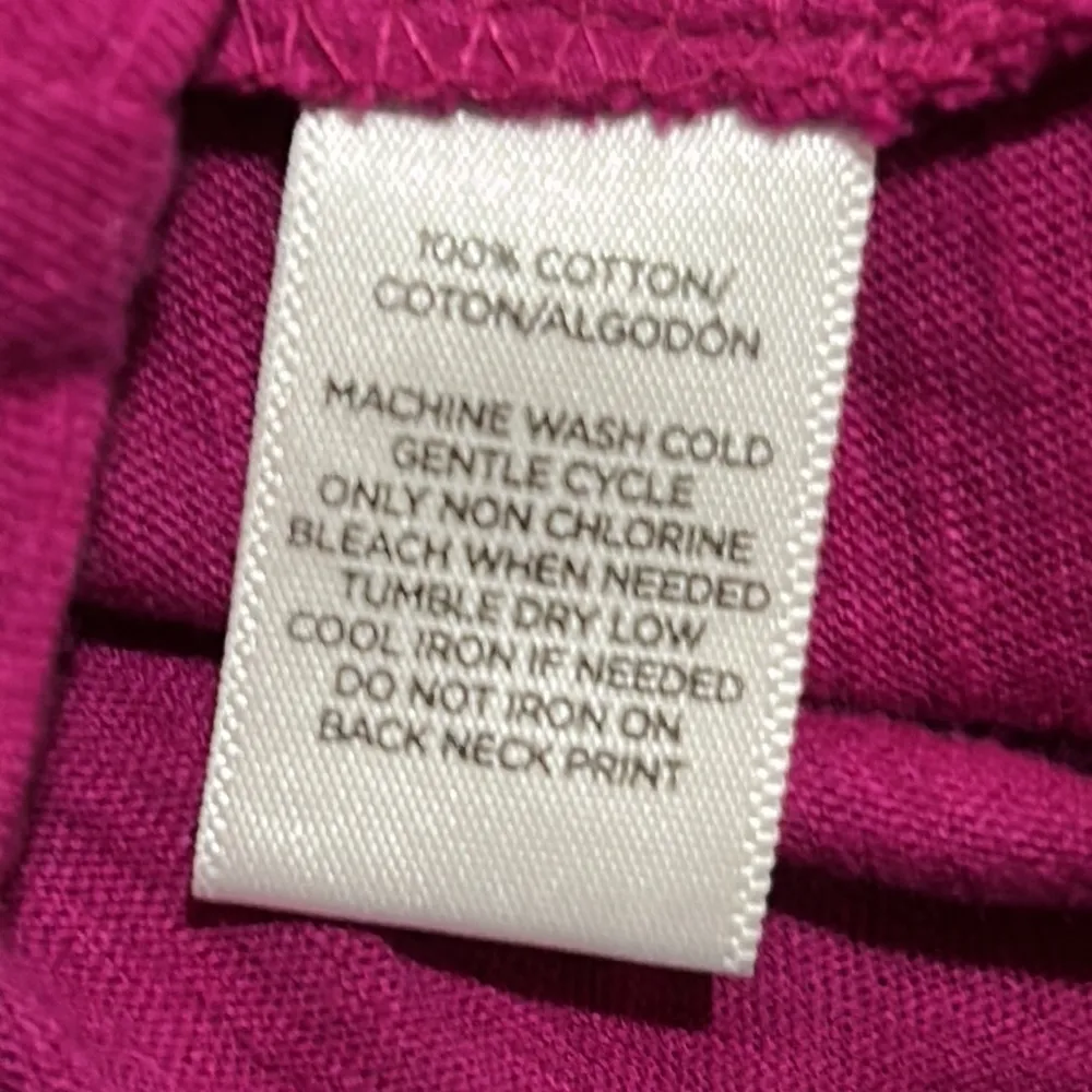 LOFT Boatneck T-Shirt Womens Size M 3/4 Sleeves Slub Knit Buttons Lightweight - Image 6