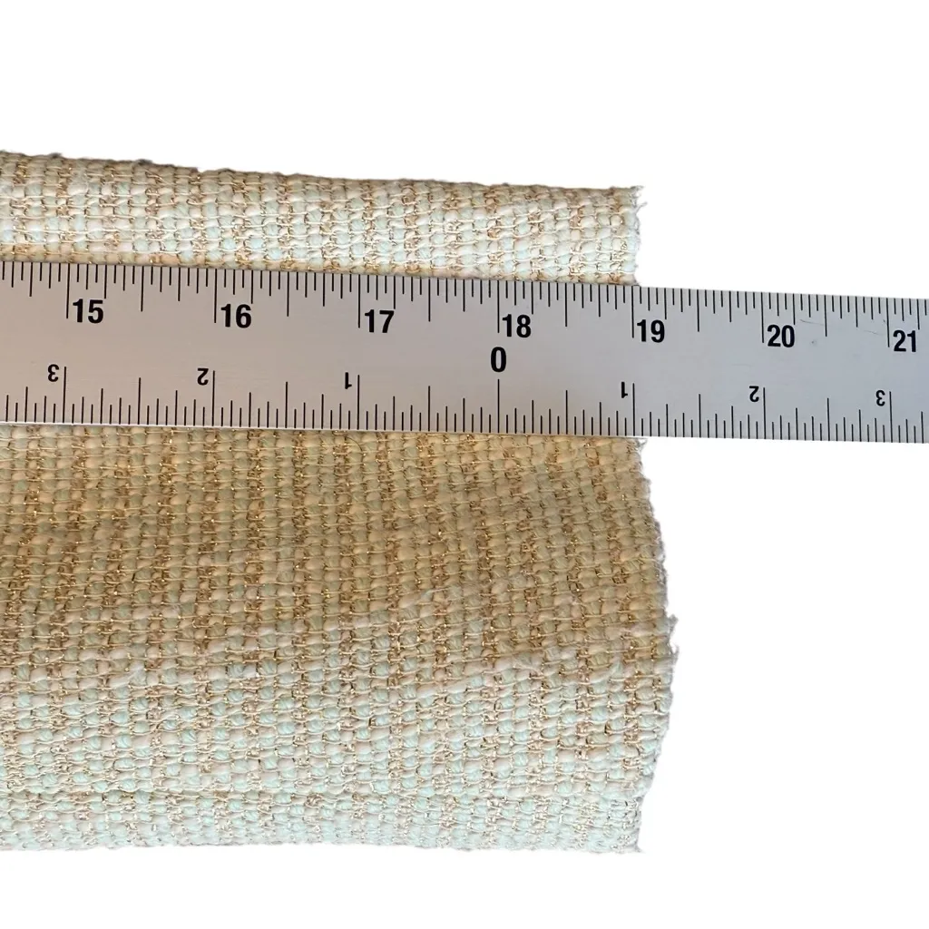 NWT Ted Baker Noira tweed asymmetrical pale green Moto jacket - Image 15