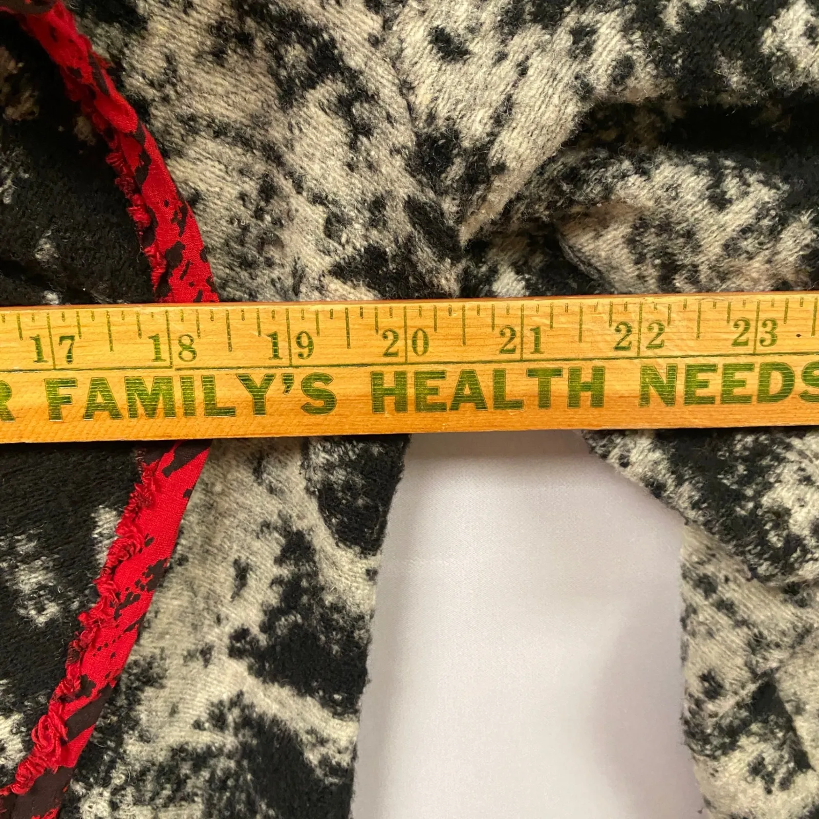 Art of Cloth Lagenlook Open Front Asymmetrical Cardigan XS Artsy Chic Maximalist Black - Image 5