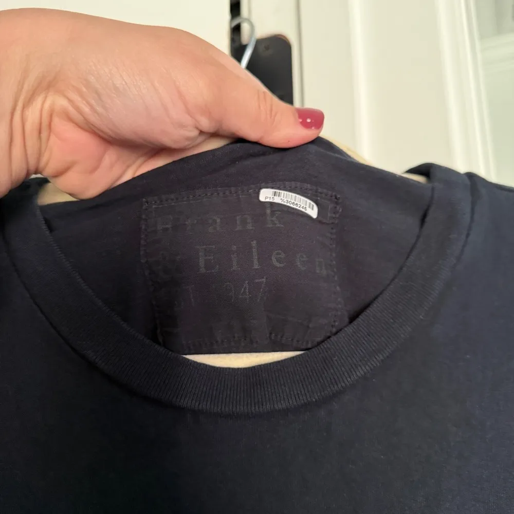 Frank & Eileen HARPER Perfect Tee Maxi Dress Short Sleeve T-Shirt British Navy - Image 3