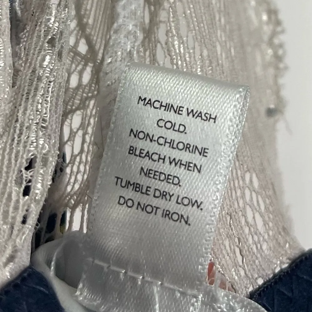 Marilyn Monroe Medium Floral Lace Retro Satiny Silky Ruffle Boho Dress Nightgown - Image 6