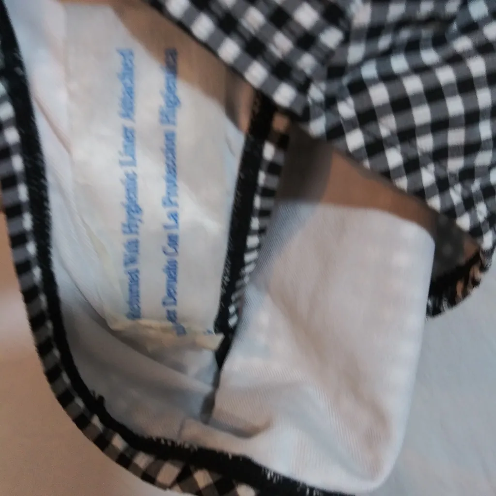 Kona Sol Textured Gingham Ruched Full Coverage One Piece Swimsuit Size Small - Image 5