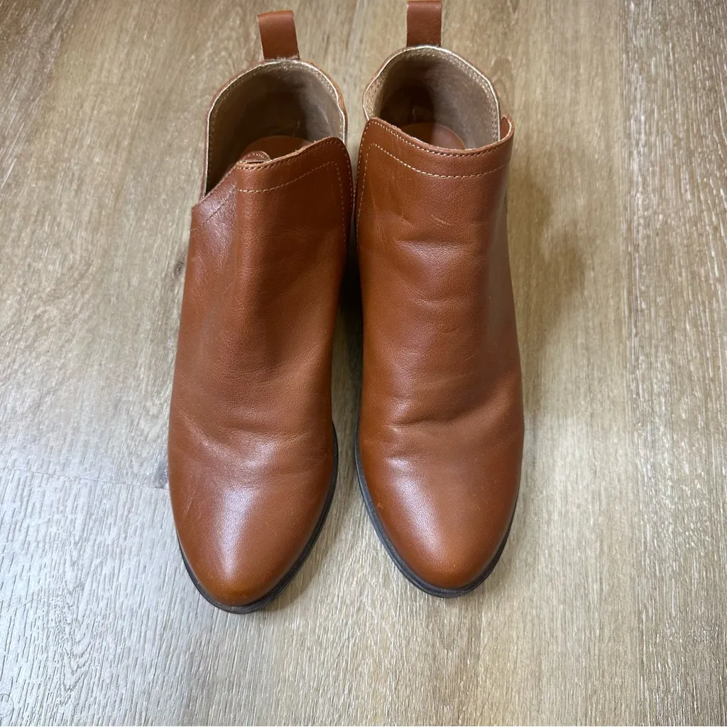 Lucky Brand Bollo Brown Leather Booties 7.5 - Image 2