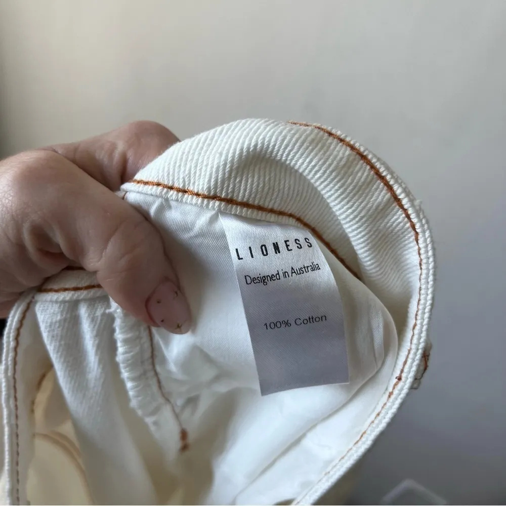 Princess Polly Lioness Barbara White Front Split Denim Midi Skirt XXL - Image 7