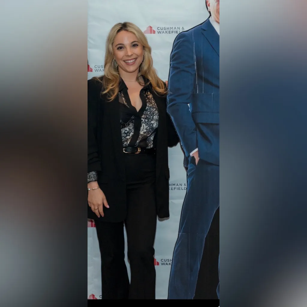 Alberto Makali Sheer Black Button-Down Blouse with Abstract Lace Print - Image 11