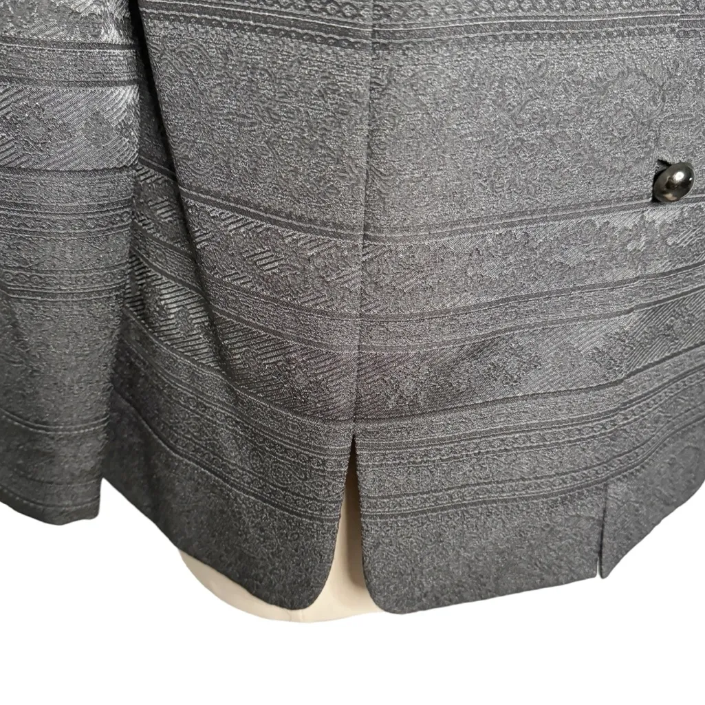 LESLIE FAYE GRAY BLAZER SZ 16W - Image 6