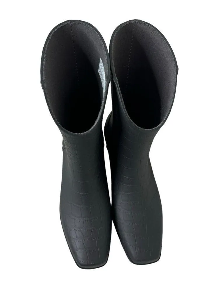 Bogs Jolene Mid Rain Boot Western Black Waterproof 10 - Image 4