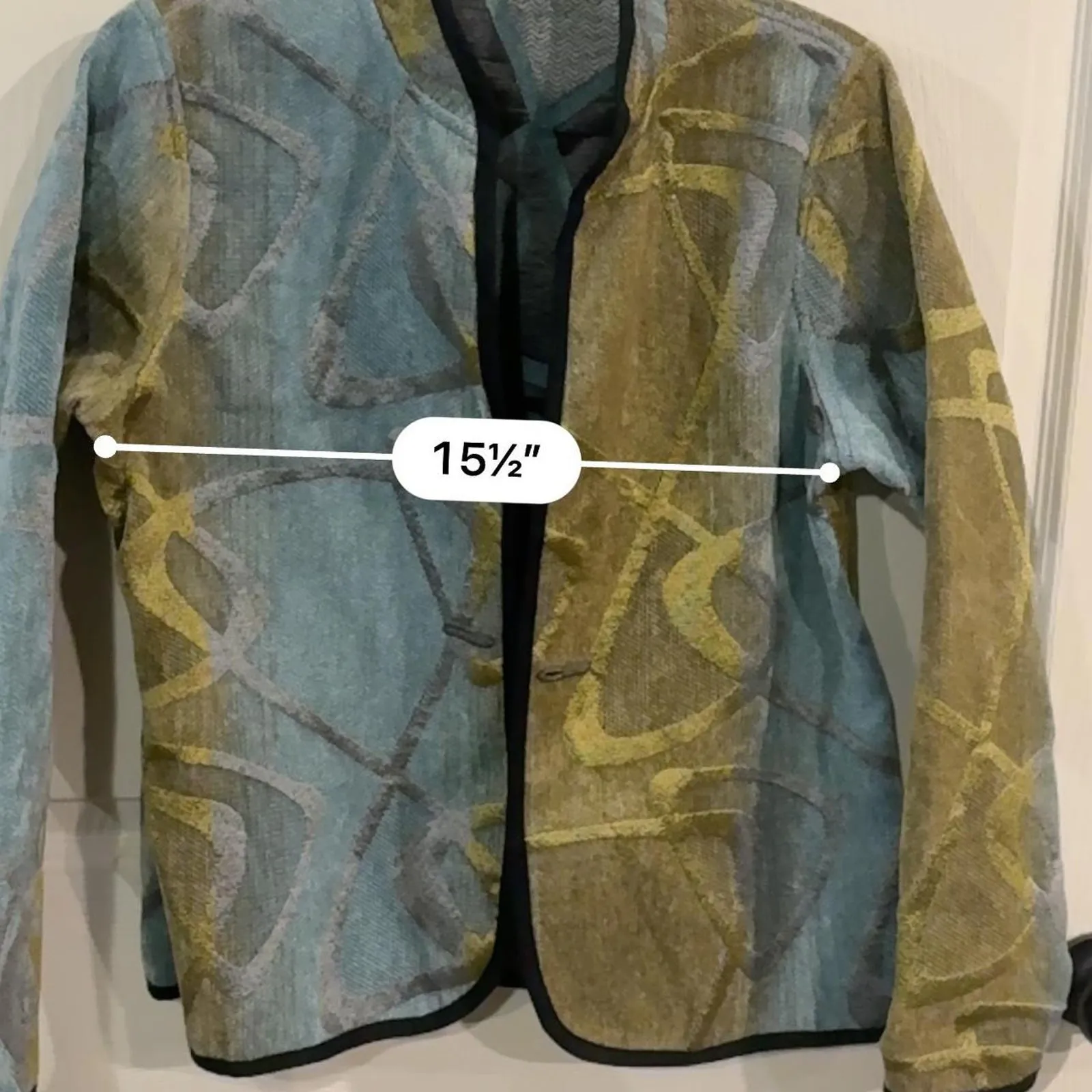 Vintage trimdin reversible tapestry jacket Green Size M - Image 6