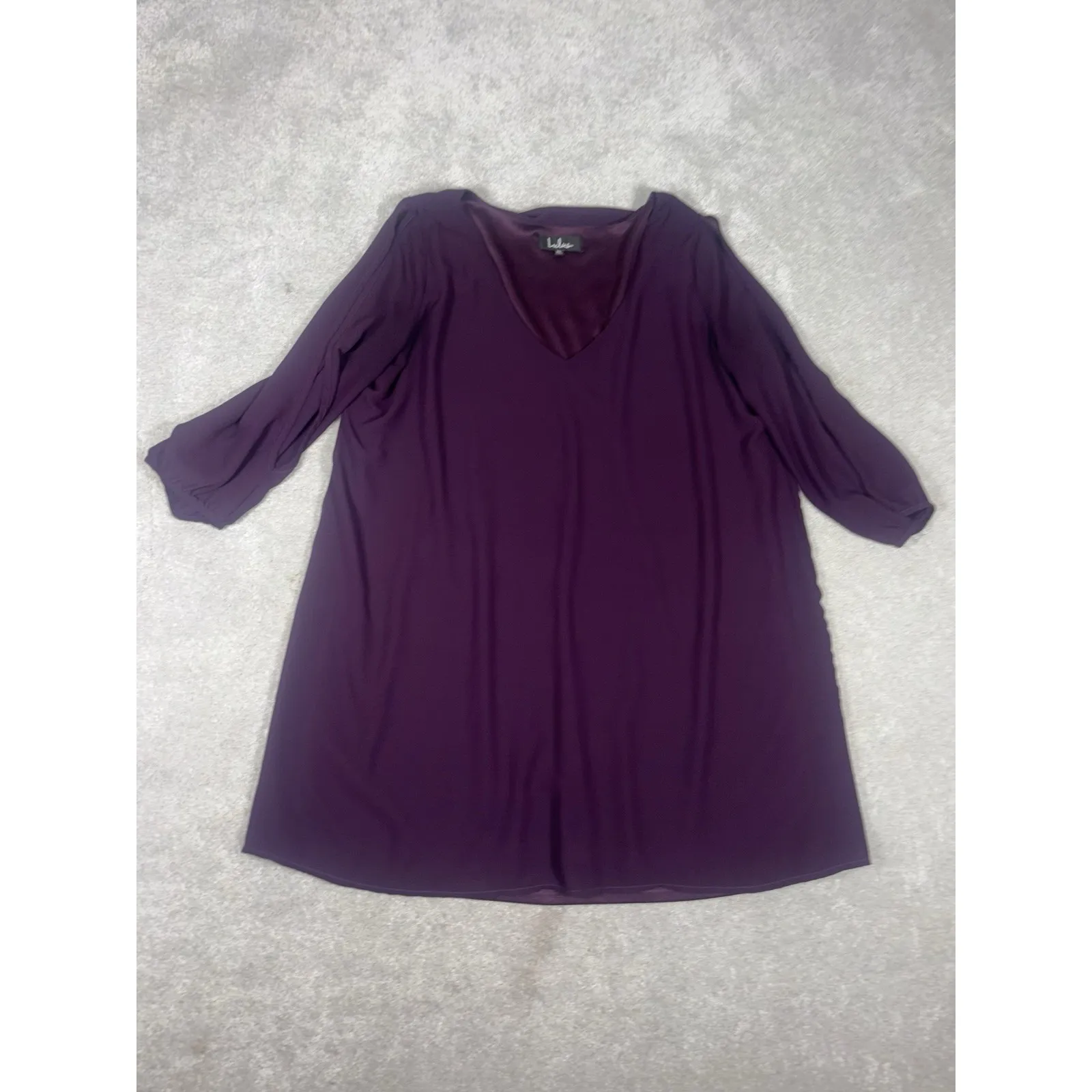 lulus long sleeve knee length dress sheer sleves xl - Image 4