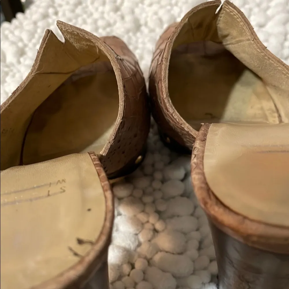 Stuart Weitzman  Open toe Platform clogs - Image 4