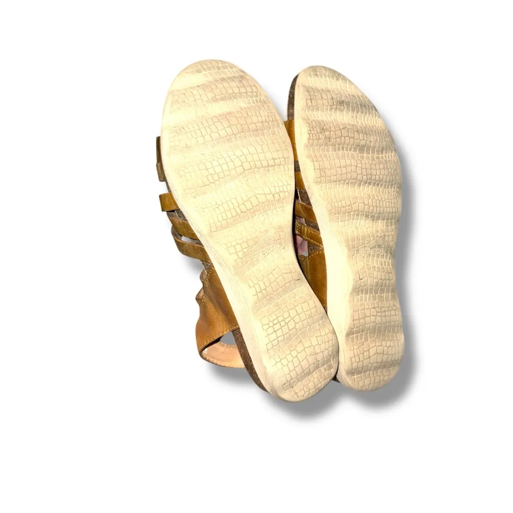 Dansko Mirabella Strappy Brown Leather Sandals Sz 40‎ EU / 9.5-10 US - Image 9