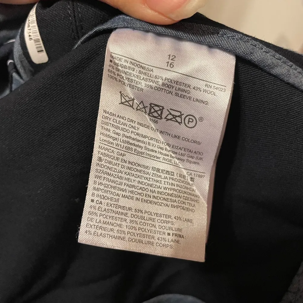 GAP WOOL BLEND WOMENS BLAZER - Image 6