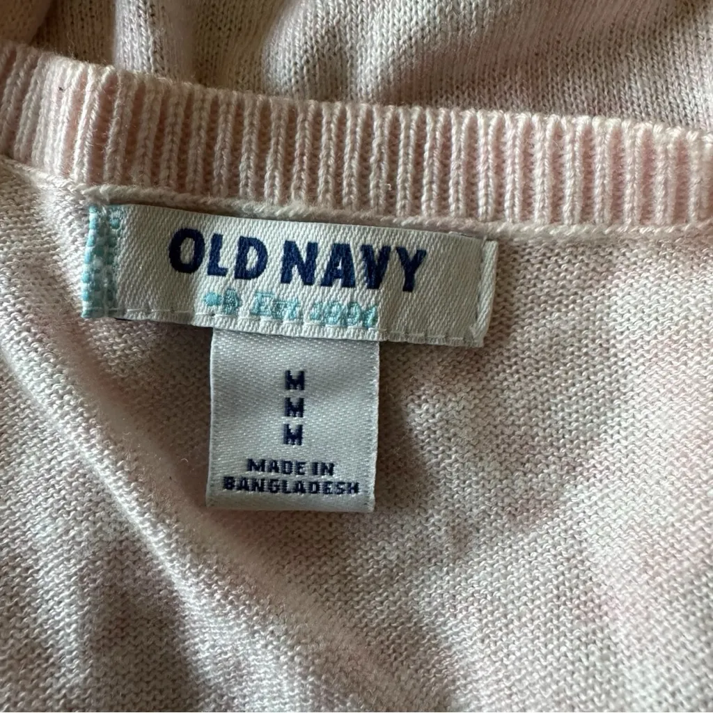 Old Navy Elegant Women's Buttoned Down Sweater Sz M - Image 10