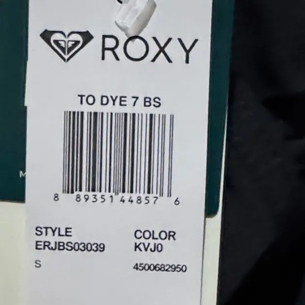 Roxy Black 7" Quick Dry Bathing Suit/Board Shorts - Lg - New With Tags - Image 7