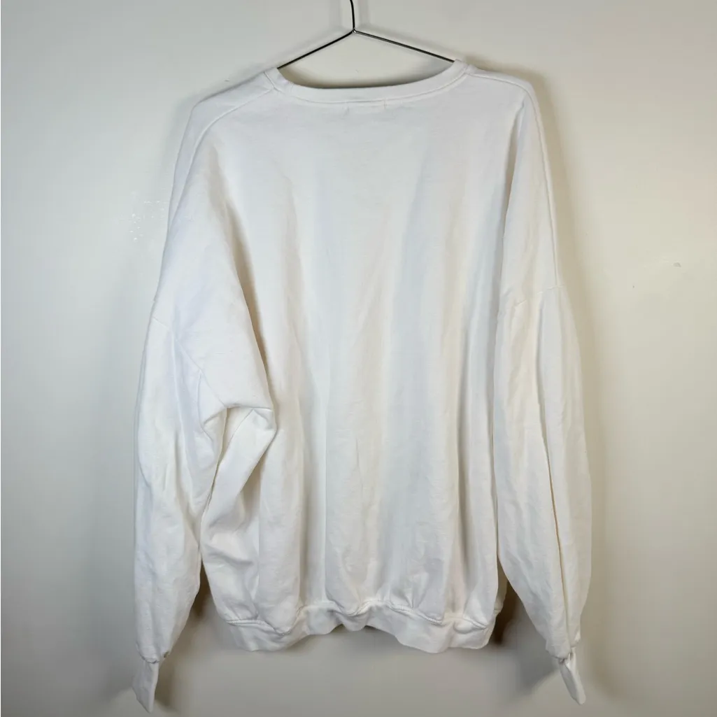 The Laundry Room White Crewneck Sweatshirt - Image 4