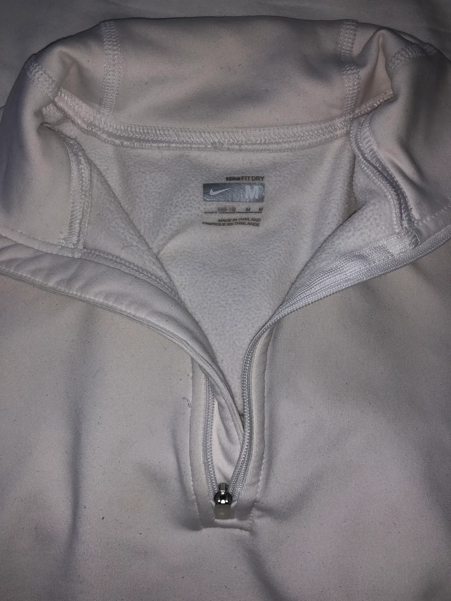 Nike White  Half Zip - Image 5