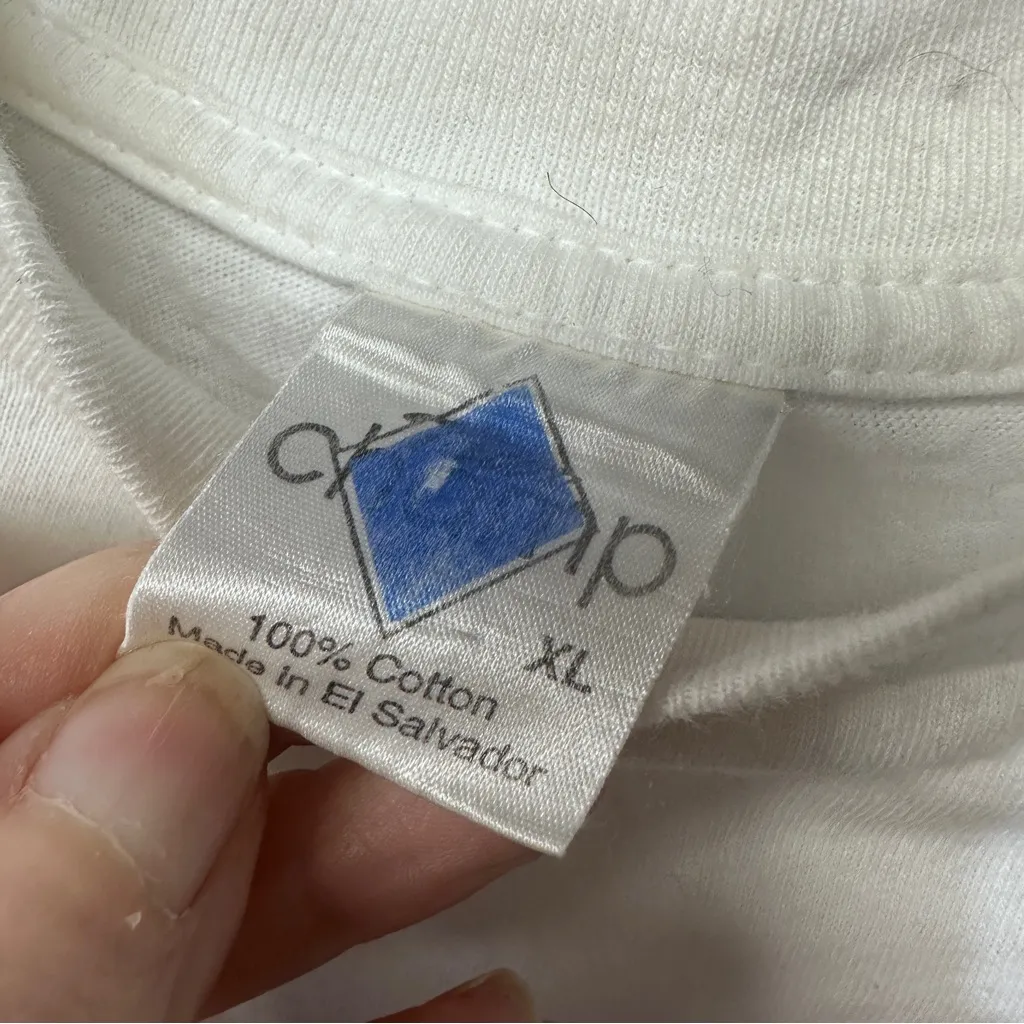 Vintage Hanson Tee Single Stitch 1997 White Size XL - Image 11