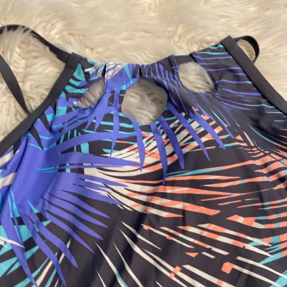 Free Country Blue and Orange Top Swim size M it’s only TOP brand new - Image 8