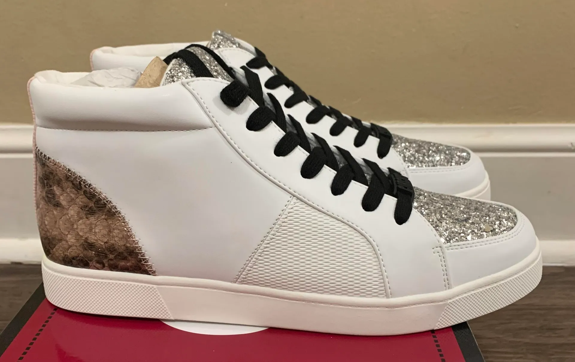 Circus By   White Deszi Mid-Top Sneakers - Image 5