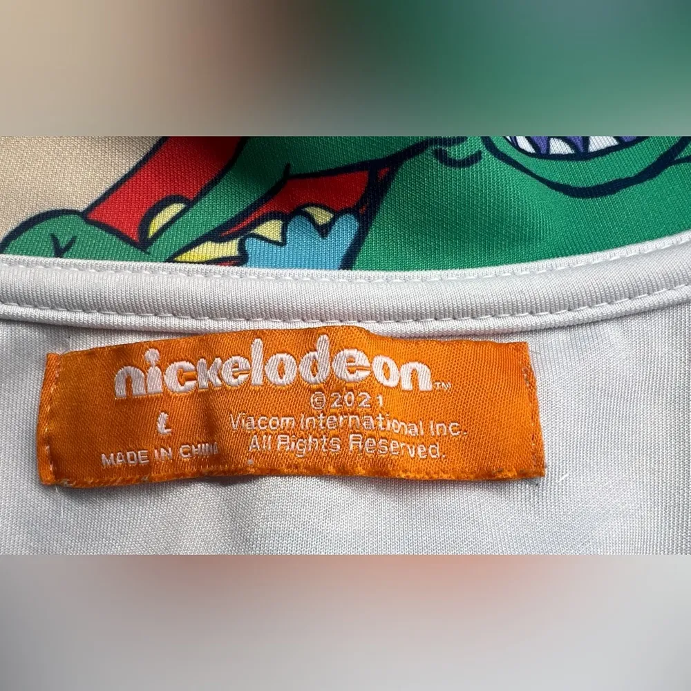 Nickelodeon 2021 Women Cowl Neck Full Zip cartoon Jacket Rugrats,Hey Arnold|SZ:L - Image 9