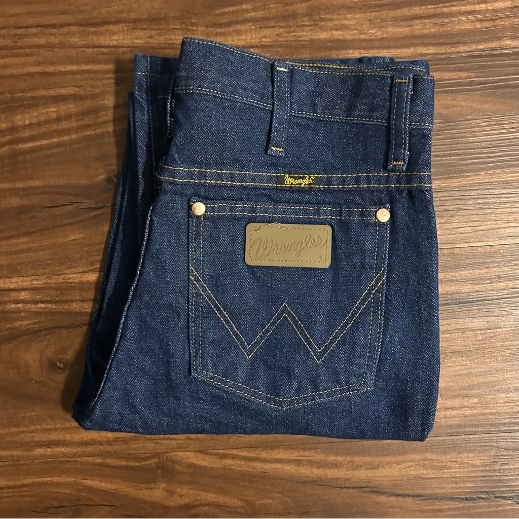 Vintage Wrangler Straight Leg Jeans | Approx Modern Size: 6/8 x 32 inches - Image 6