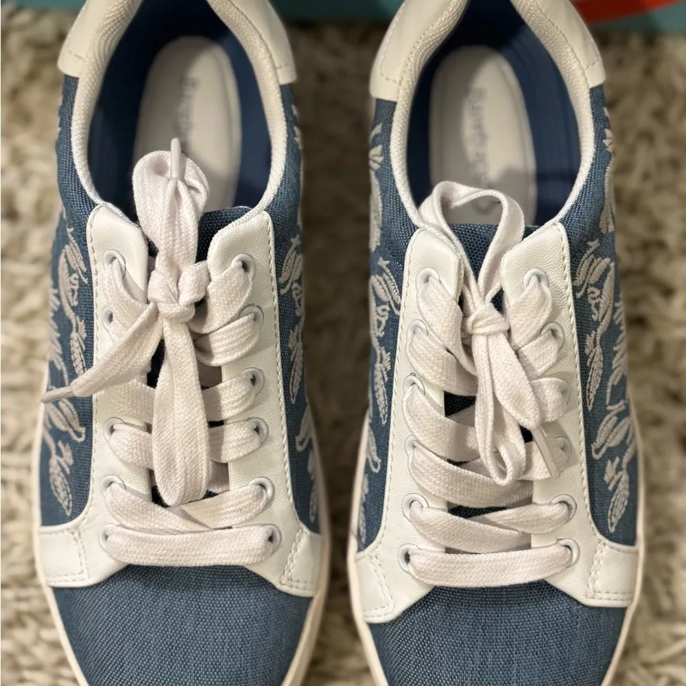 Beartraps Nishelle Blue & White Rebound Technology Support Size 6.5 - Image 5