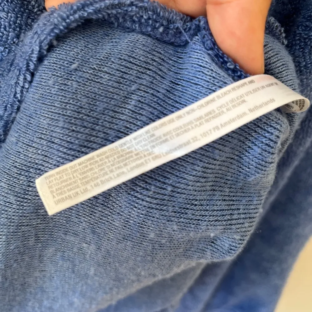 UO Sz L Purple Oversized Soft Terrycloth Popover Sweatshirt Swim‎ Cover Up - Image 7