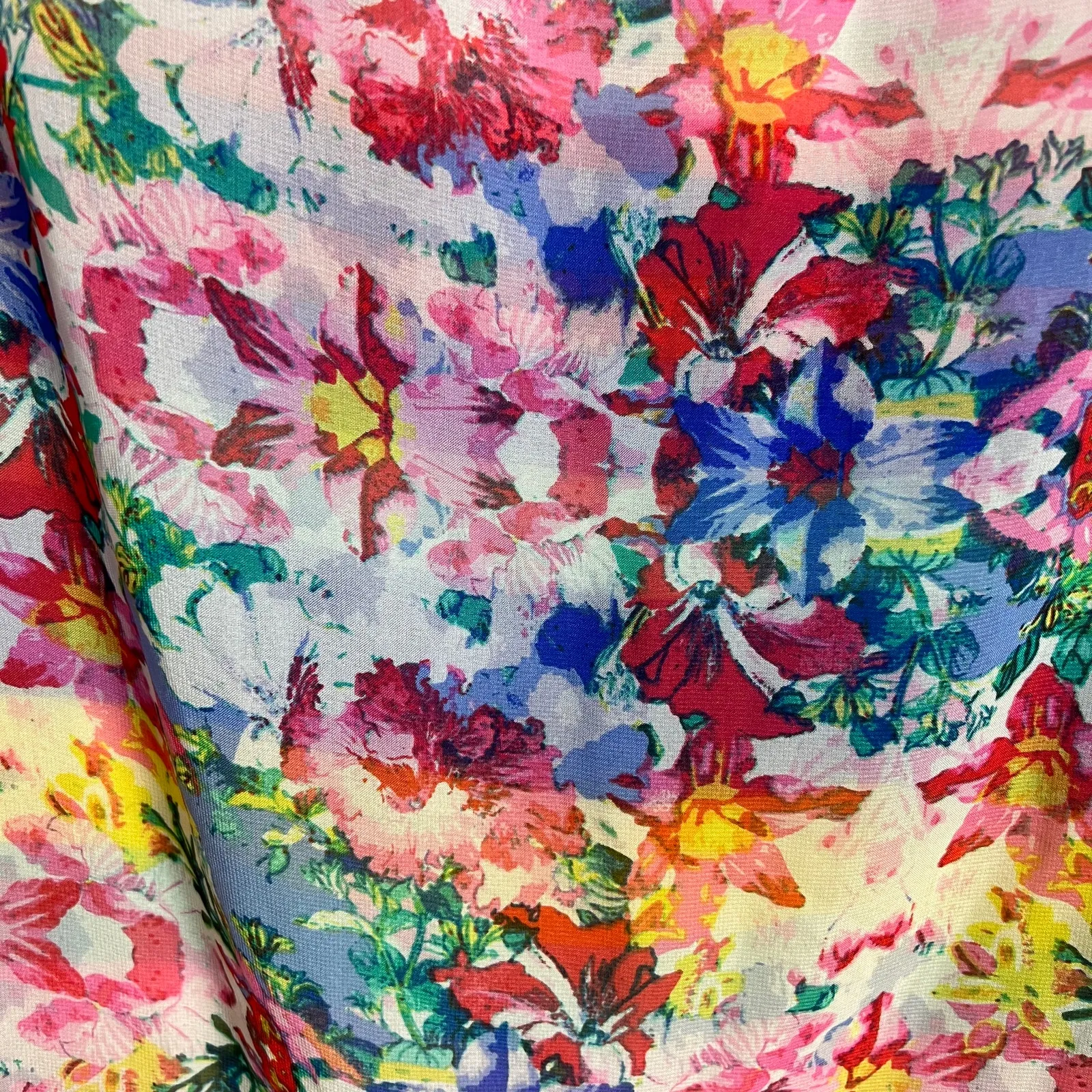 Daisy Fuentes Womens Sleeveless Floral Print Blouse Sz L - Image 5