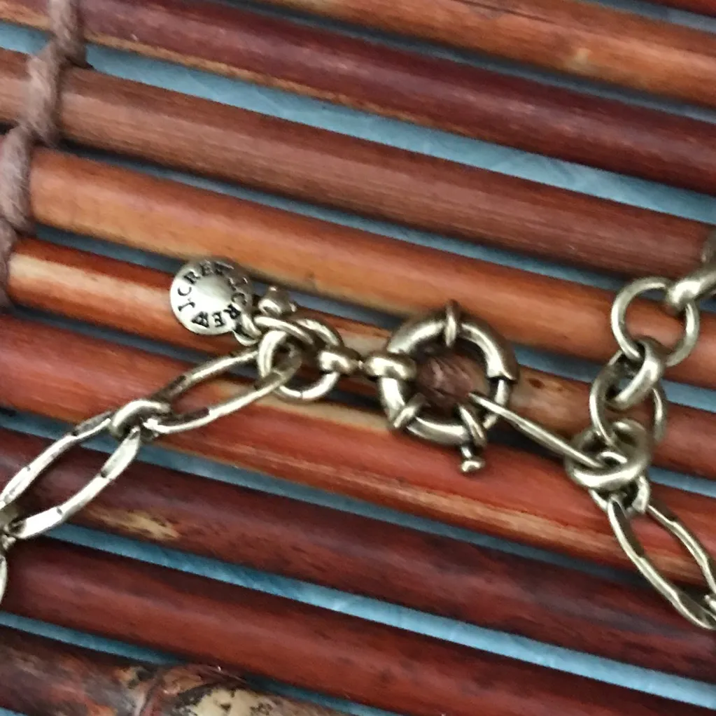 J Crew Rhinestone & Blush Stone Necklace - Image 4